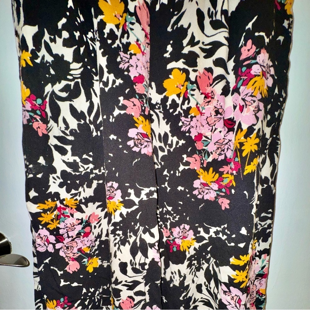 Free People Intimately Late Night Floral Wide Leg Sleep Pants - Picture 5 of 12